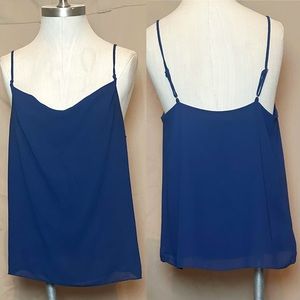 DECKER ROYAL BLUE COWLING CAMI MEDIUM